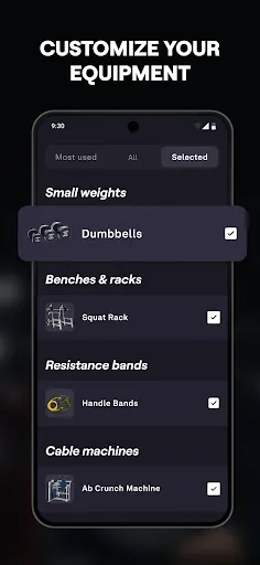 Скриншот 3 — Fitbod: Workout & Gym Planner