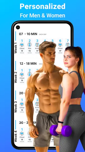 Скриншот 1 — Full Body Workout at Home