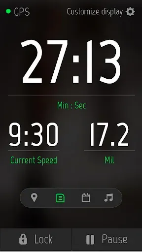 Скриншот 2 — Running Distance Tracker +