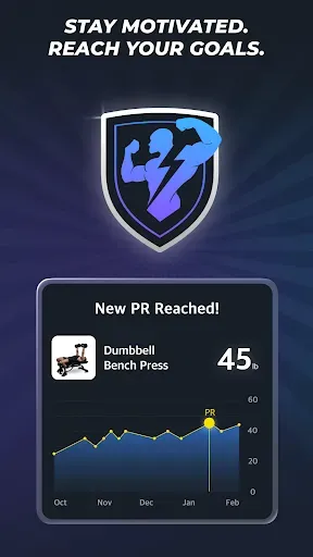 Скриншот 3 — Gymverse: Gym Workout Planner