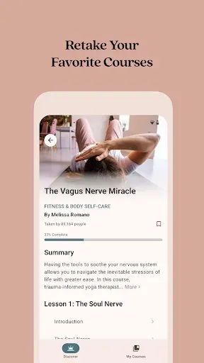 Скриншот 2 — DailyOM: Wellness Courses
