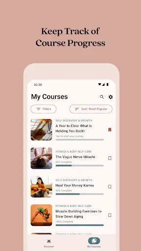 Скриншот 3 — DailyOM: Wellness Courses