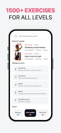 Скриншот 4 — Fitny: Stretching & Fitness