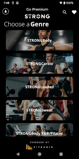 Скриншот 1 — Strong Pilates Radio