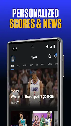 Скриншот 2 — theScore: Sports News & Scores