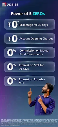 Скриншот 1 — 5paisa: Stocks, MF, F&O App
