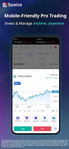 Скриншот 5 — 5paisa: Stocks, MF, F&O App