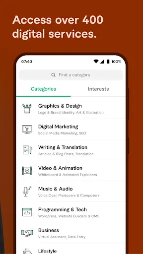 Скриншот 4 — Fiverr - Freelance Service
