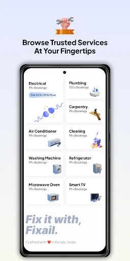 Скриншот 2 — Fixail –Home Services & Spares