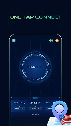 Скриншот 1 — Zip VPN - Secure Reliable VPN