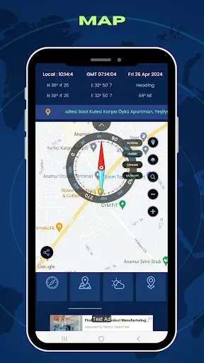 Скриншот 8 — Compass - Digital Compass