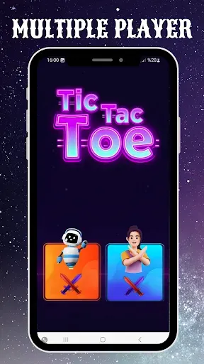 Скриншот 1 — Tic Tac Toe 2024 - XOXO Game