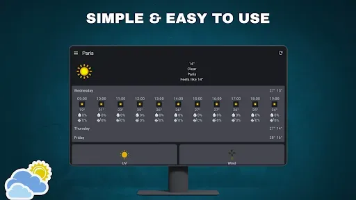 Скриншот 3 — Weather - Android TV