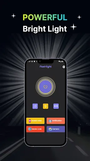 Скриншот 1 — Flashlight & Flash Alert