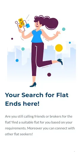 Скриншот 1 — FlatMatch - Flat, Flatmates, R