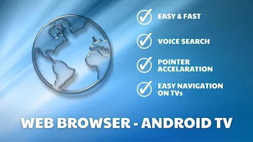 Скриншот 1 — Web Browser - Android TV