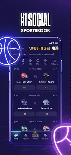 Скриншот 1 — Fliff - Sports Picks