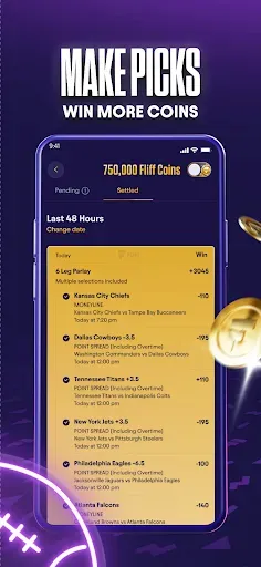 Скриншот 2 — Fliff - Sports Picks