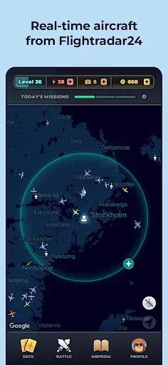 Скриншот 1 — Skycards by Flightradar24