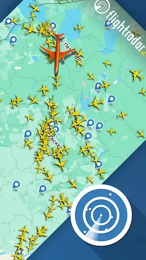 Скриншот 2 — Flightradar24 трекер полетов