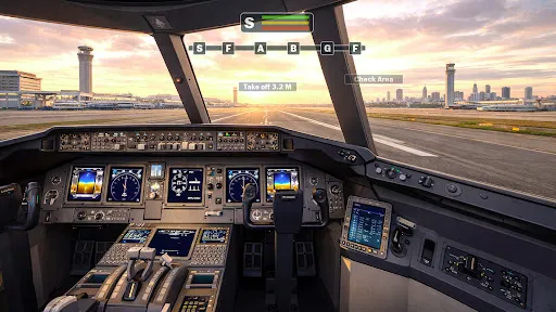 Скриншот 4 — Simulator: Penerbangan Pesawat