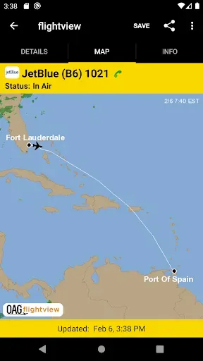 Скриншот 6 — FlightView: Flight Tracker
