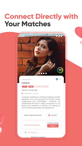 Скриншот 4 — Lumi Matrimony | Marriage App