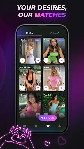 Скриншот 3 — Flirtini - Chat, Flirt, Date