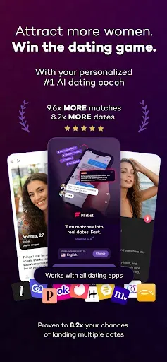 Скриншот 1 — Flirtist - AI Dating Assistant