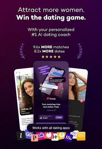 Скриншот 7 — Flirtist - AI Dating Assistant
