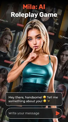 Скриншот 1 — Mila: AI Roleplay Game