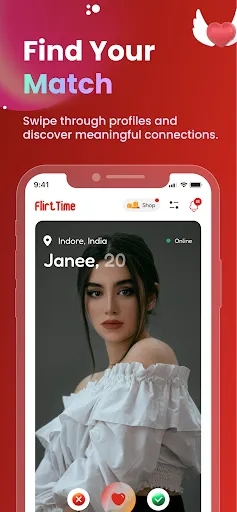Скриншот 1 — Flirttime - Flirt, Match, Date