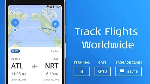 Скриншот 1 — Flight Tracker
