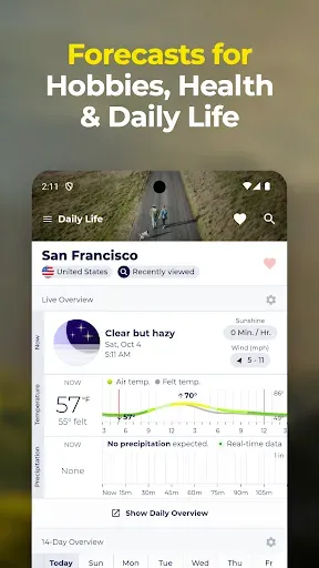 Скриншот 1 — Custom Weather App: Sonuby