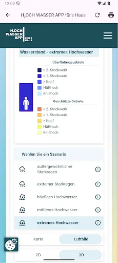 Скриншот 5 — Hochwasser App