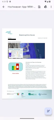 Скриншот 7 — Hochwasser App