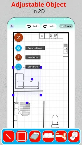 Скриншот 3 — Floor Planner: Home Design