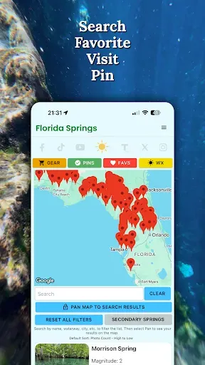 Скриншот 2 — Florida Springs