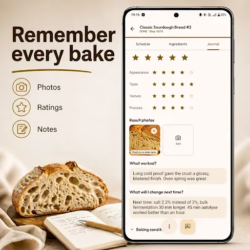 Скриншот 6 — Sourdough & Pizza Calculator