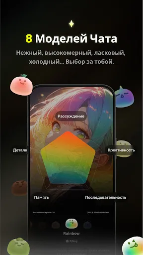 Скриншот 4 — Emochi: Чат с персонажем