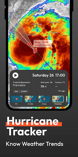 Скриншот 2 — Flow Weather - Live Radar Home