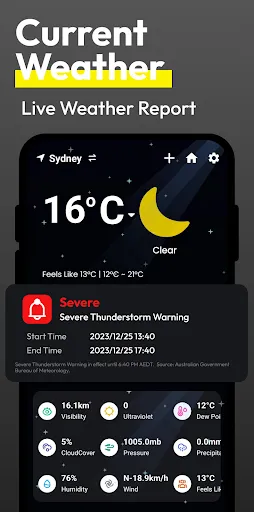 Скриншот 3 — Flow Weather - Live Radar Home