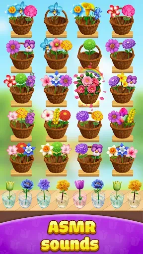 Скриншот 3 — Flower Sort: Bloom Puzzle Game