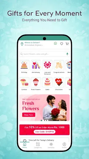 Скриншот 2 — Floson: Flowers Cakes Delivery
