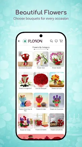 Скриншот 3 — Floson: Flowers Cakes Delivery