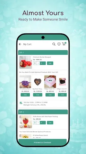 Скриншот 7 — Floson: Flowers Cakes Delivery