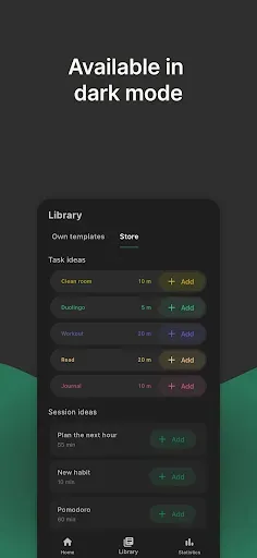 Скриншот 7 — FlowStack - Focus task timer