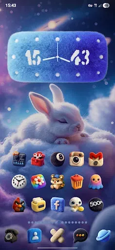 Скриншот 3 — Fluffy 3D - Icon Pack