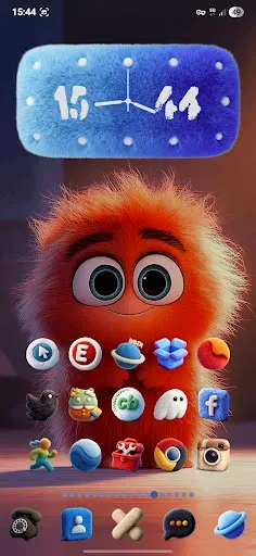 Скриншот 8 — Fluffy 3D - Icon Pack