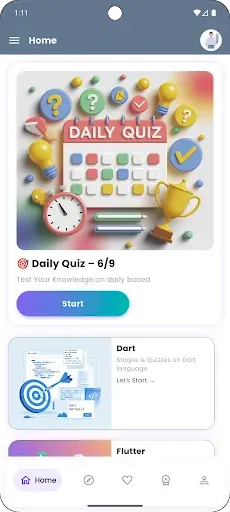 Скриншот 1 — Learn Flutter With Certificate
